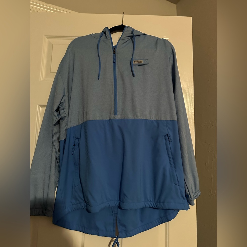 Columbia Blue Windbreaker Jacket